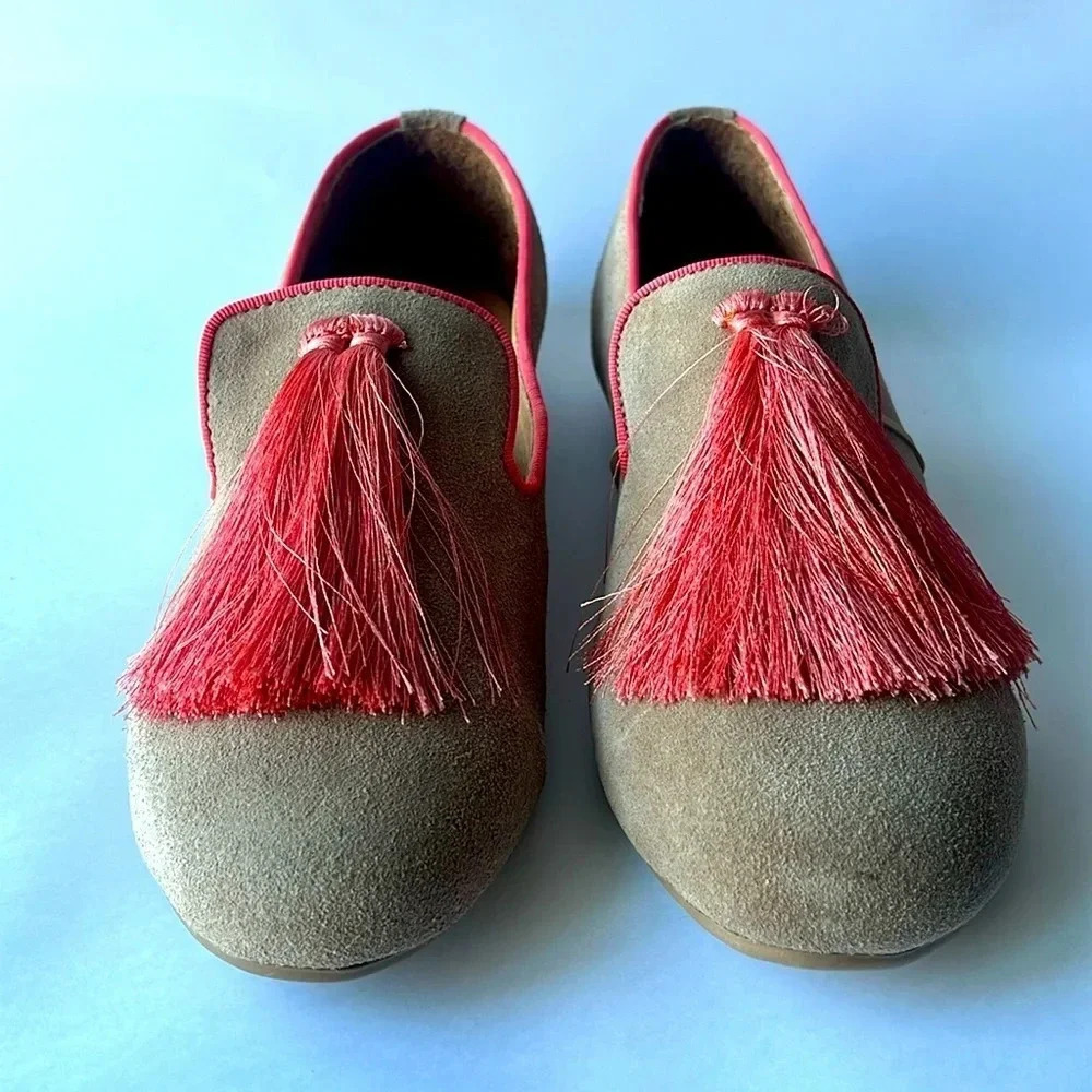 Silvia Cobos Cora suede Loafer size 10M New‎